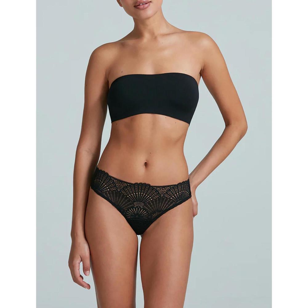 NEW COMMANDO butter + lace bandeau in black